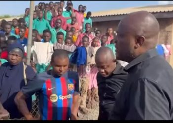 Ibrahim Mahama inspects 1,600-bed dormitory project at Tamale SHS