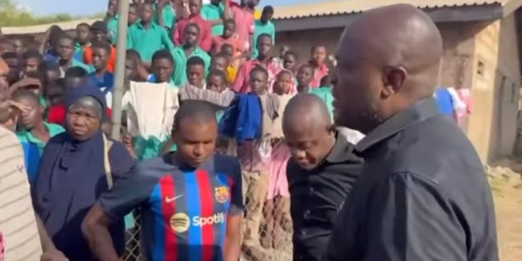 Ibrahim Mahama inspects 1,600-bed dormitory project at Tamale SHS