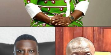 Eastern Minister top, Ashanti Minster left down and Western Minster right down