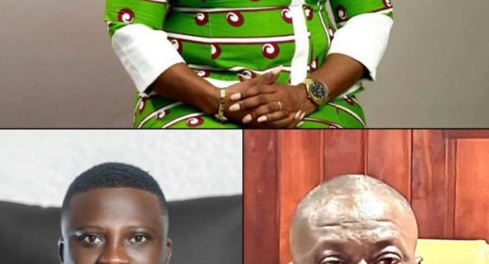 Eastern Minister top, Ashanti Minster left down and Western Minster right down