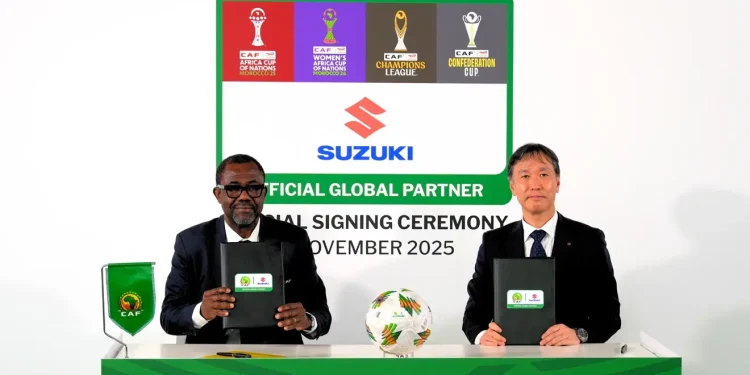 CAF and Suzuki Motor Corporation announce Global Partnership for AFCON 2025 and Wafcon 2026