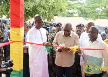 Mahama commissions National Signals Bureau Volta regional command