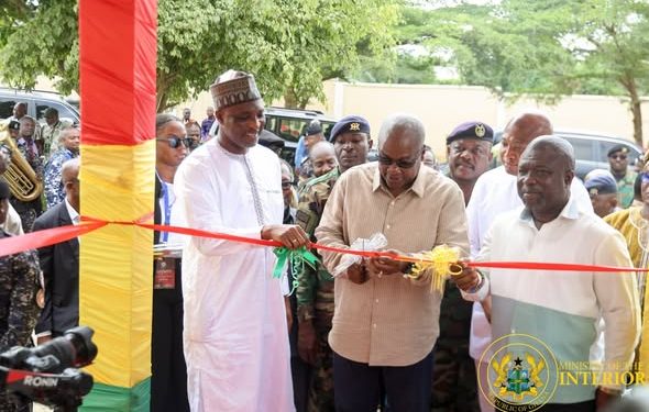 Mahama commissions National Signals Bureau Volta regional command