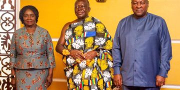 Asantehene’s Bi Nka Bi cloth sends powerful peace message at Bawku mediation report presentation