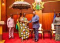 Asantehene’s Bi Nka Bi cloth sends powerful peace message at Bawku mediation report presentation