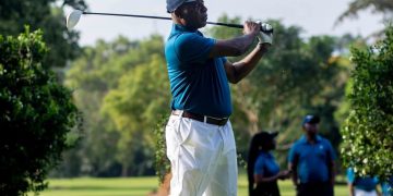 Otumfuo tees off 3rd Stanbic Asantehene Golf Invitational in Kumasi
