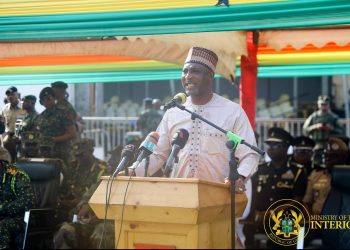 Interior Minister assures security services of improved welfare as joint route march held in Accra