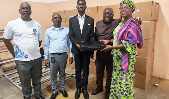 NIB Donates 52 Computers to Salaga-South After MP’s Request
