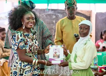 Mama Love Foundation donates essential learning materials to Bogoso Islamic School