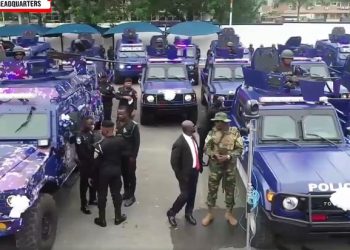 Mahama hands over 40 armoured vehicles to Police Service