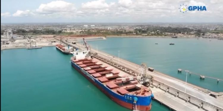 Historic First: Largest bulk carrier ever berths at Takoradi Port