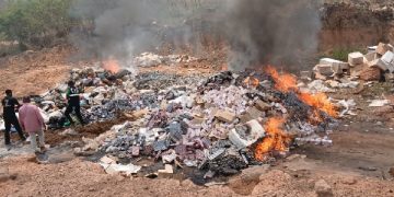 Kumasi: Police destroy illicit drugs worth millions of cedis