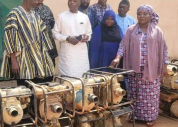 Northern Regional Minister Hands Over 100 Seized Water Pumps to Boost Irrigation Farming