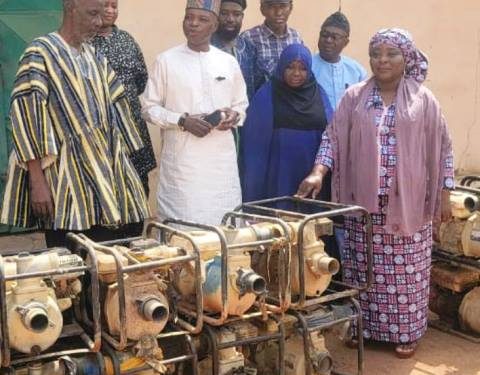 Northern Regional Minister Hands Over 100 Seized Water Pumps to Boost Irrigation Farming