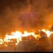 Fire destroys over 100 vehicles, mechanic shops at Sofoline