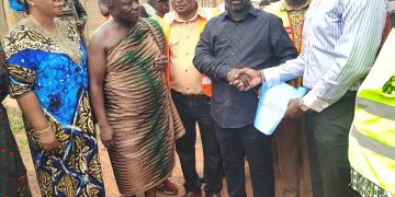 Kumasi Mayor hands over abandoned classroom project for completion at Santasi M/A School