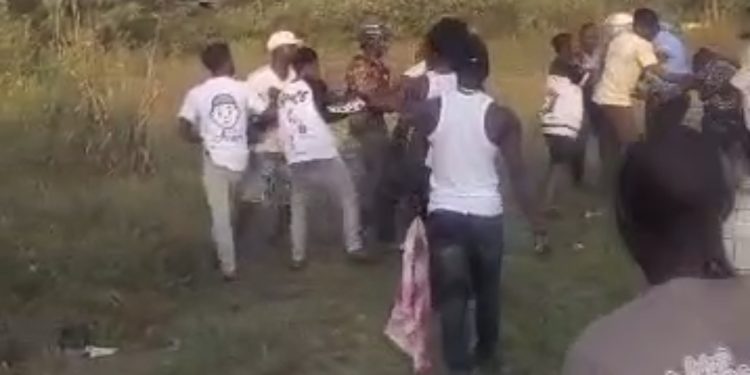 Mob attacks Police at TW Mines football final in Obuasi