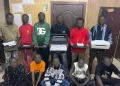 GIS arrest 11 foreigners in Accra counterfeit cash and cyber fraud bust