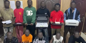 GIS arrest 11 foreigners in Accra counterfeit cash and cyber fraud bust