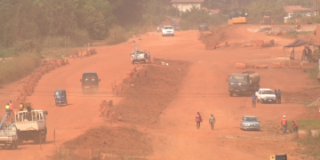 Work resumes on NPP government abandoned Kumasi Bekwai roundabout Santasi roundabout road project
