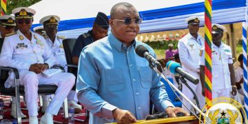 Ghana Navy Ship Pru commissioned at Western Naval Command ceremony