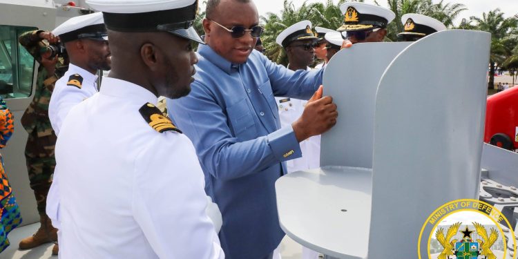 Ghana Navy Ship Pru commissioned at Western Naval Command ceremony