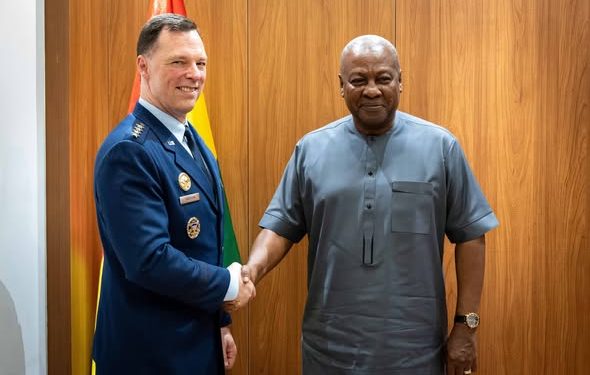 US Africa Command Chief meets President Mahama over bilateral security cooperation