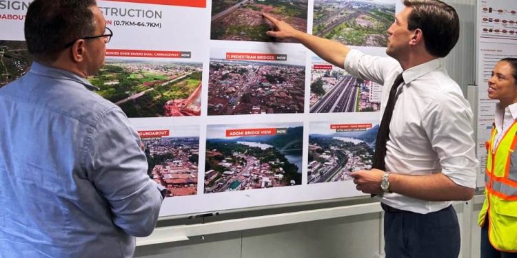 German Envoy Inspects €250m Eastern Corridor Road, Signals Swift Resumption