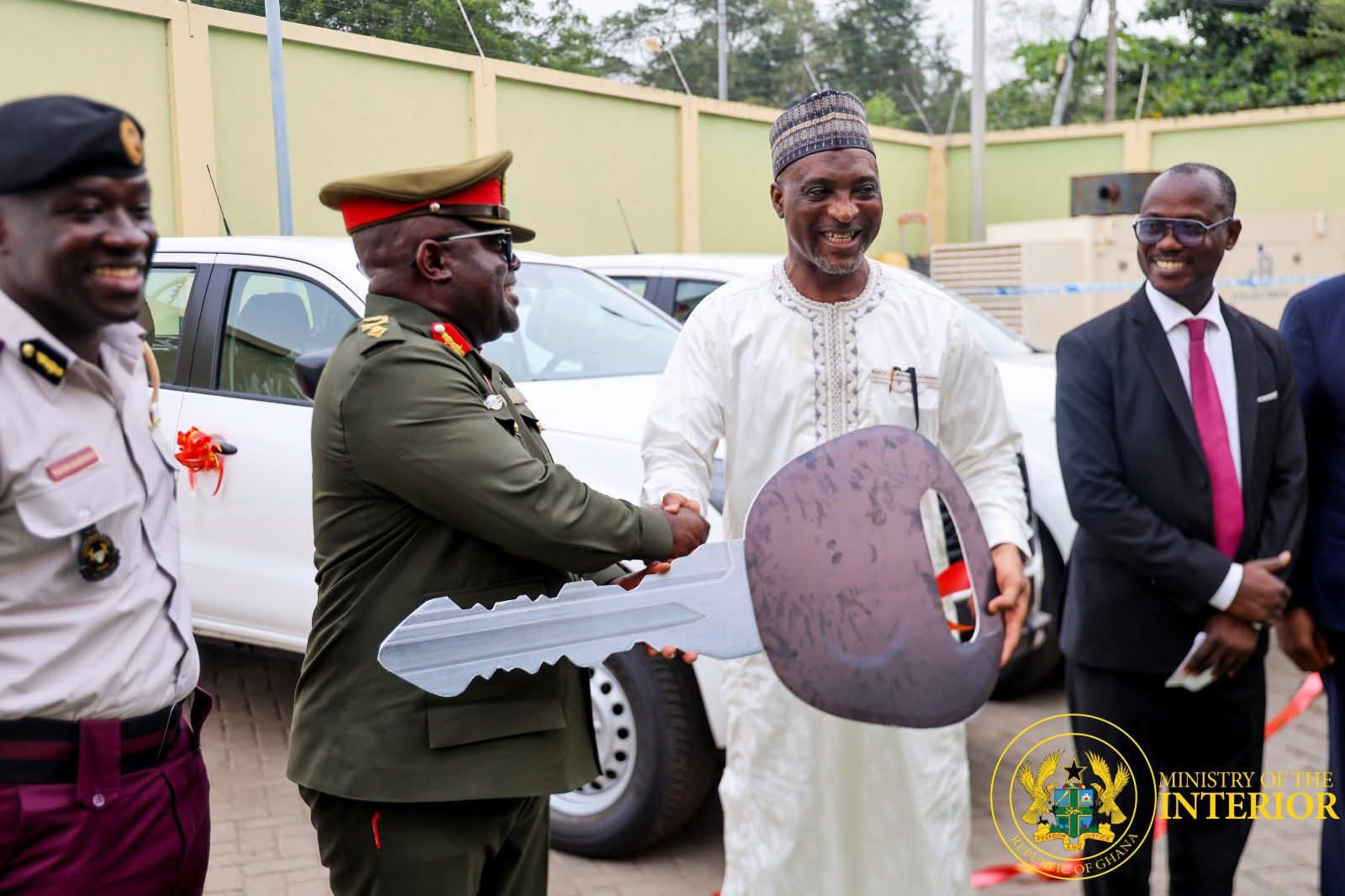 Government donates 10 pickups to NACOC to boost fight against organised crime