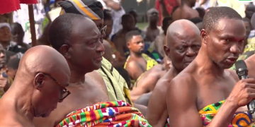 Alan Kyeremateng seeks Asantehene’s blessings at first Akwasidae