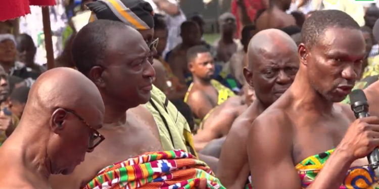 Alan Kyeremateng seeks Asantehene’s blessings at first Akwasidae