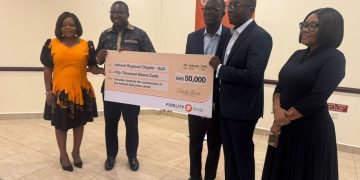 Fidelity Bank supports GJA Ashanti Press Centre project with GH¢50,000 donation