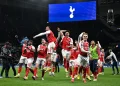Arsenal thrash Tottenham 4-1 to ease title nerves