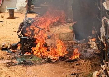 Taskforce destroys 70 illegal mining structures in patrol on Ankobra River