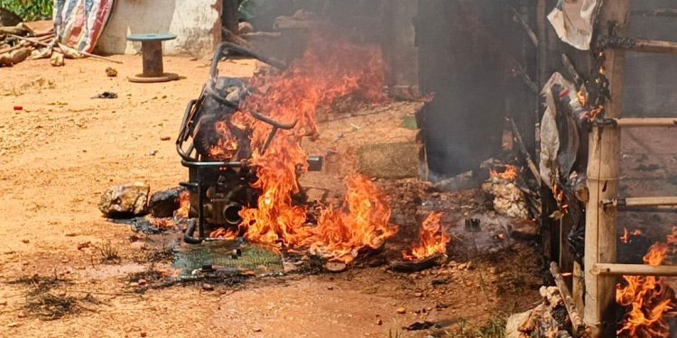 Taskforce destroys 70 illegal mining structures in patrol on Ankobra River