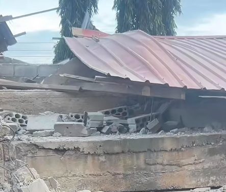 Two confirmed dead as building collapse traps worshippers at Accra New Town