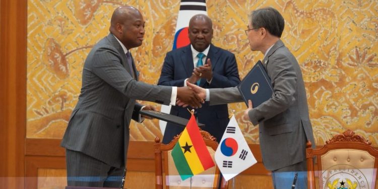 Ghana, South Korea sign maritime, climate and AI cooperation agreements during Mahama visit