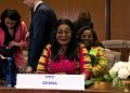 Mrs Mahama supports global child protection in digital age at Mrs Trump’s summit.