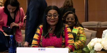 Mrs Mahama supports global child protection in digital age at Mrs Trump’s summit.