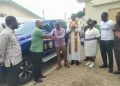 Philanthropist Aboagye Contrator donates Pickup to support KNUST Hospital Home Care Programme