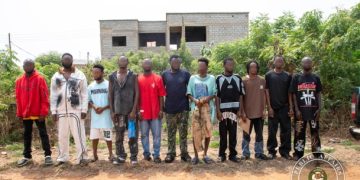Ghana arrests 93 Nigerians in Accra anti-fraud raid, rescues 73 victims
