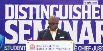 Supreme Court judge urges young Ghanaians to uphold democratic values