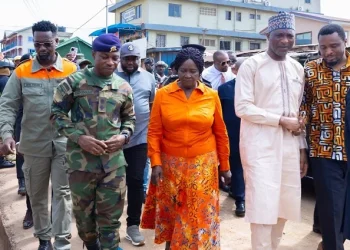 Vice President Opoku-Agyemang visits Accra New Town collapse site