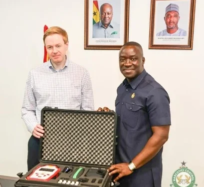 UK donates advanced drug detection device to boost Ghana’s anti-narcotics fight
