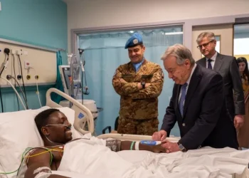 UN Chief praises Ghanaian peacekeepers in Lebanon, visits injured soldier in hospital