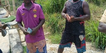 NAIMOS arrests two illegal miners, foils GH¢30,000 bribery attempt on Ankobra river