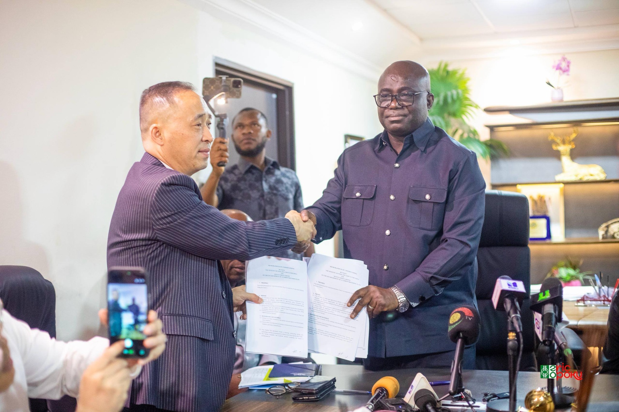Ghana Signs MoU with Sentuo Group to boost agro-industrial development