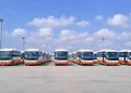 Gov’t receives 100 buses to ease transport challenges