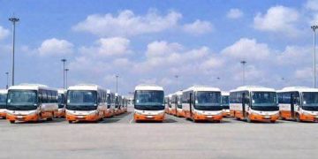 Gov’t receives 100 buses to ease transport challenges