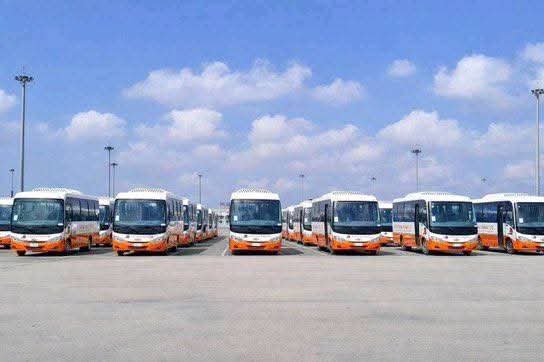 Gov’t receives 100 buses to ease transport challenges